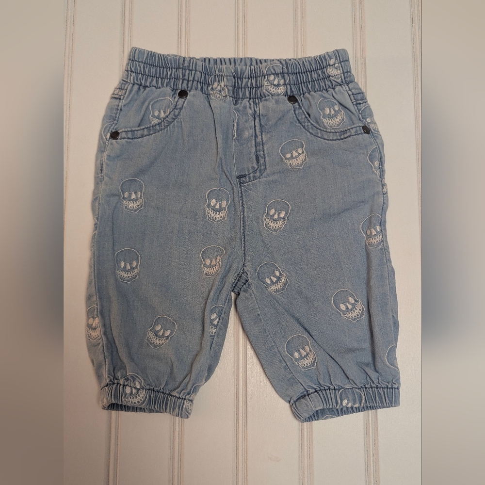 Stella McCartney Kids Blue Jogger Sweatpants with Whimsical Design